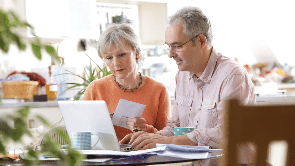 Senior-Couple-Reviewing-Finances